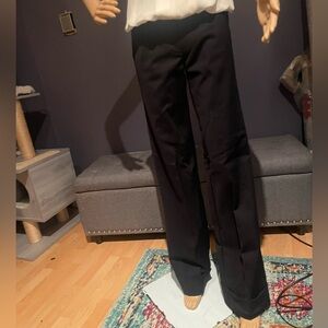 NWOT Derek Lam Black Wide Leg Trousers